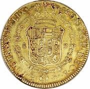 8 Escudos - Fernando VII Guadalajara - Royalist Coinage, Mexico, 1812-1813 reverse image