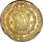 8 Escudos - Fernando VII Guadalajara - Royalist Coinage, Mexico, 1813 reverse image