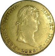 8 Escudos - Fernando VII Guadalajara - Royalist Coinage obverse image