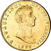8 Escudos - Agustín I obverse image