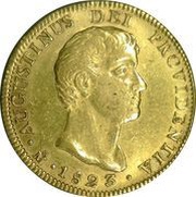 8 Escudos - Agustín I obverse image