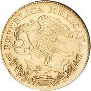 8 Escudos Profile eagle obverse image