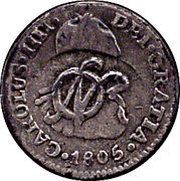 ½ Real Osorno - Insurgent countermarked coinage obverse image