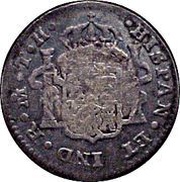 ½ Real Osorno - Insurgent countermarked coinage, Mexico, 1809-1822 reverse image