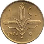 1 Centavo, Mexico, 1970-1973 reverse image
