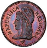 2 Centavos Pattern; Mexican Independence; Estado De México obverse image