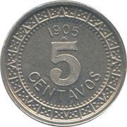 5 Centavos reverse image