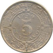 5 Centavos reverse image