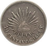 10 Centavos reverse image