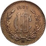 10 Centavos reverse image