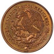 20 Centavos Pattern; Madero, thick eagle; Copper obverse image