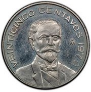 25 Centavos Pattern - Copper Nickel obverse image