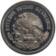 50 Centavos Pattern; Benito Juarez; Nickel obverse image