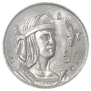 50 Centavos reverse image
