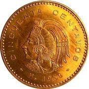 50 Centavos reverse image