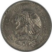 50 Centavos Pattern; Cuauhtémoc; Copper-Nickel obverse image