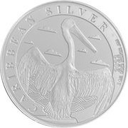 1 Dollar Pelican, Barbados, 2022 reverse image