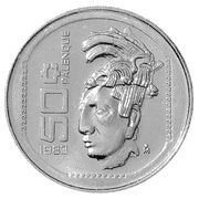 50 Centavos reverse image