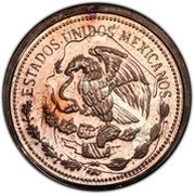 1 Peso Pattern; Morelos, Modern Eagle obverse image