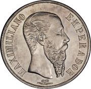 1 Peso - Maximiliano I obverse image