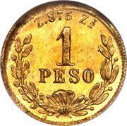 1 Peso reverse image