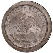 1 Peso Pattern; Libertad; bronze obverse image