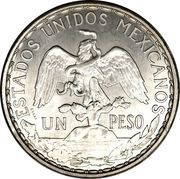 1 Peso Pattern; Caballito; Raised Letter Edge; Silver obverse image