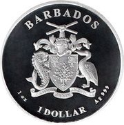 1 Dollar Green Monkey obverse image