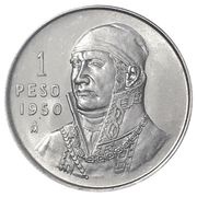 1 Peso reverse image
