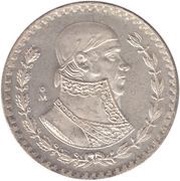 1 Peso reverse image