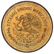 1 Peso Pattern; Guerrero Águila; Brass obverse image