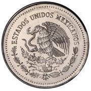 1 Peso Pattern; Guerrero Águila; Stainless Steel obverse image