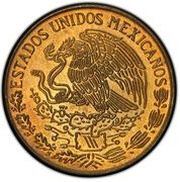 1 Peso Pattern; Morelos; brass obverse image