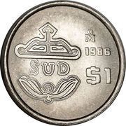 1 Peso Pattern; SUD; Stainless Steel reverse image
