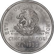 5 Pesos Southeastern Railroad obverse image