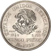 5 Pesos obverse image