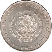 5 Pesos obverse image