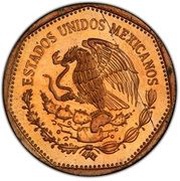 5 Pesos Pattern; Copper obverse image