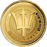 2 Dollars Trident reverse image