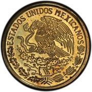 10 Pesos Pattern; Cabeza De Coyolxauhtli; brass obverse image