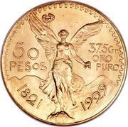 50 Pesos "Centenario" Independence -with denomination, Mexico, 1921-1947 reverse image