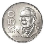 50 Pesos, Mexico, 1984-1988 reverse image