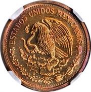 50 Pesos Pattern; Brass obverse image