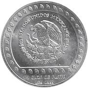 50 Pesos Guerrero Aguila - 1/2 oz Silver Bullion obverse image