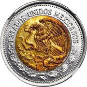 100 Pesos Pattern; Bimetallic obverse image