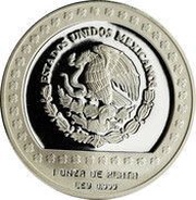 100 Pesos Xochipilli - 1 oz Silver Bullion obverse image
