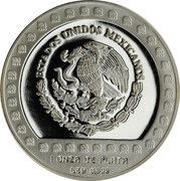 100 Pesos Brasero Efigie - 1 oz Silver Bullion obverse image