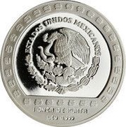 100 Pesos Huehuetéotl - 1 oz Silver Bullion obverse image