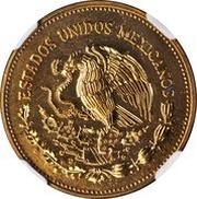 200 Pesos Pattern; 75th Anniversary of 1910 Revolution; bronze obverse image