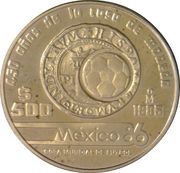 500 Pesos Mexico '86 / Mexico Mint, Mexico, 1985 reverse image